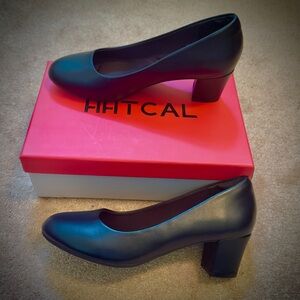 (#157) Women’s HHTCAL Low Block Heeled Pumps